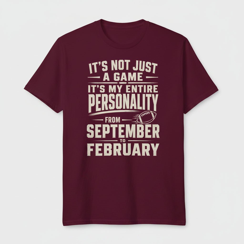 T-Shirt "PERSONALITY" – Football Streetwear S–5XL | Black Ursus - Streetwear - size_range | Black Ursus