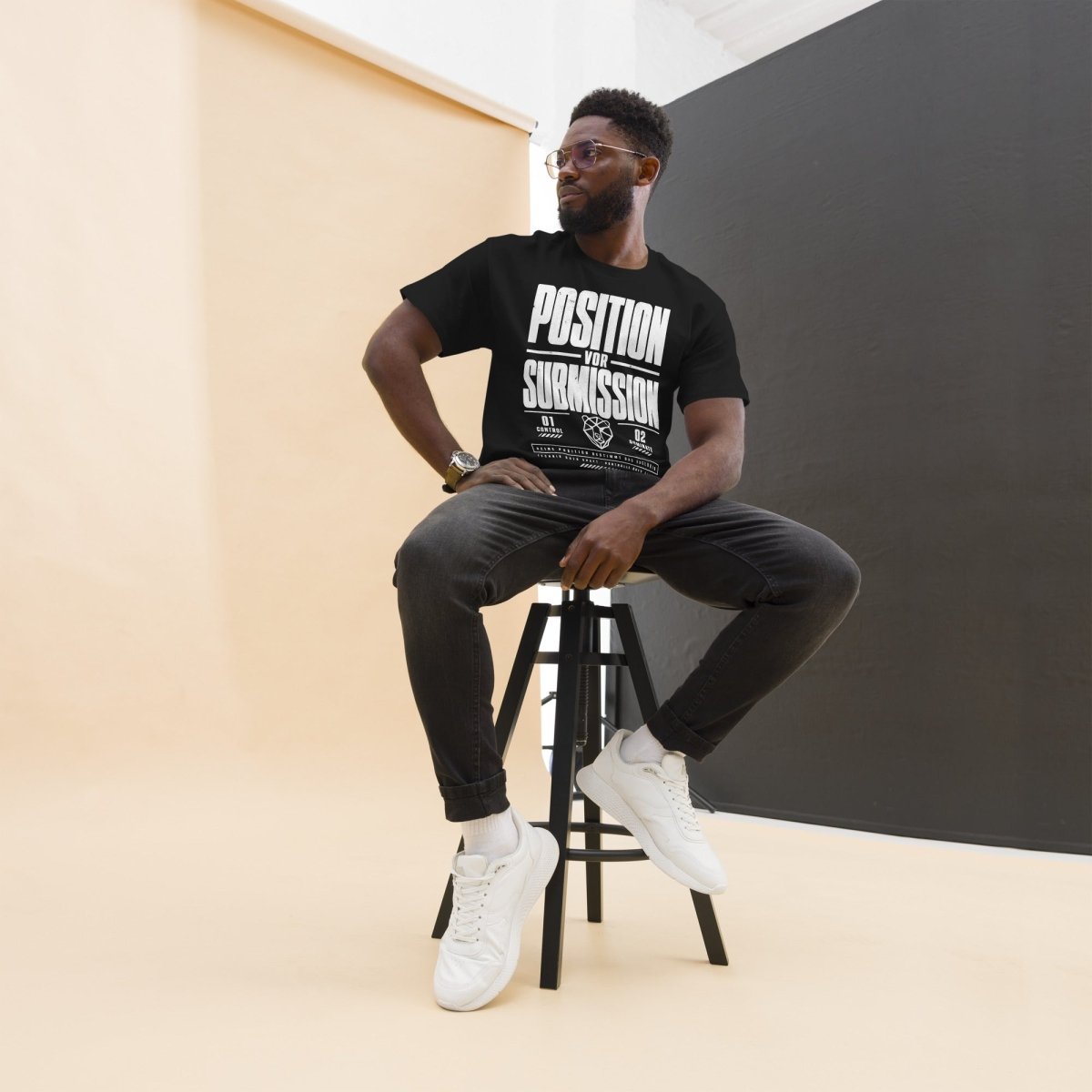 T-Shirt "Position vor Submission" – BJJ & Jiu-Jitsu S–5XL | Black Ursus - Streetwear - S–5XL | Black Ursus