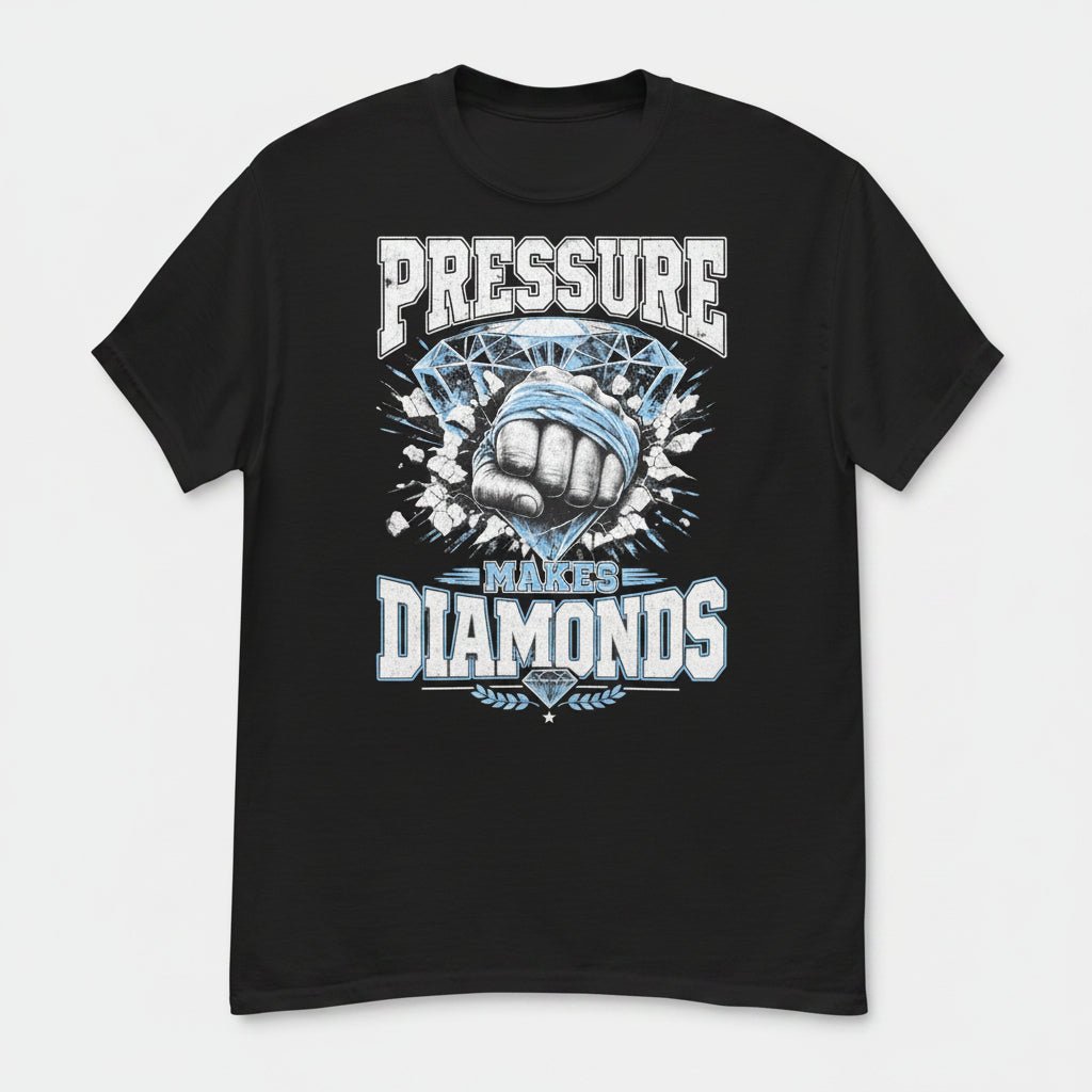 T-Shirt "PRESSURE" – Gym & Bodybuilding S–5XL | Black Ursus - Streetwear - size_range | Black Ursus