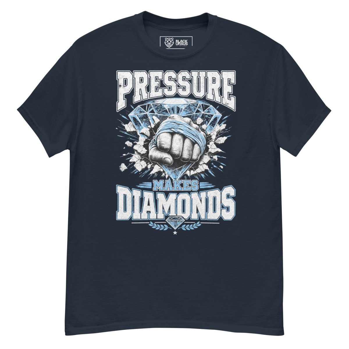 T-Shirt "PRESSURE" – Gym & Bodybuilding S–5XL | Black Ursus - Streetwear - size_range | Black Ursus