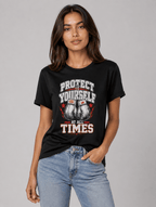T-Shirt "PROTECT YOURSELF" – BJJ & Jiu-Jitsu S–5XL | Black Ursus - Streetwear - size_range | Black Ursus