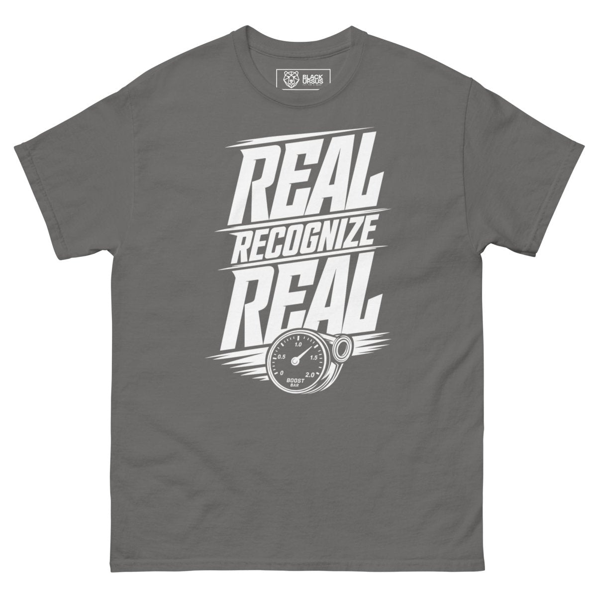 T-Shirt Real Recognize - Streetwear - size_range | Black Ursus