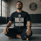 T-Shirt "ROLLEN IST MEDITATION" – BJJ & Jiu-Jitsu S–5XL | Black Ursus - Streetwear - size_range | Black Ursus