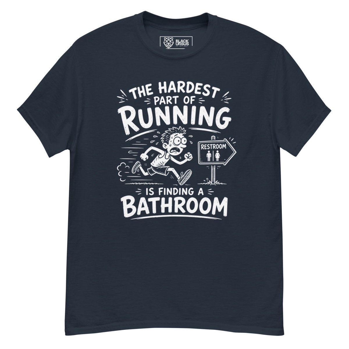 T-Shirt "RUNNING" – Running & Laufen S–5XL | Black Ursus - Streetwear - size_range | Black Ursus