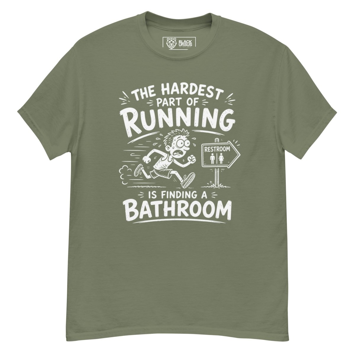 T-Shirt "RUNNING" – Running & Laufen S–5XL | Black Ursus - Streetwear - size_range | Black Ursus