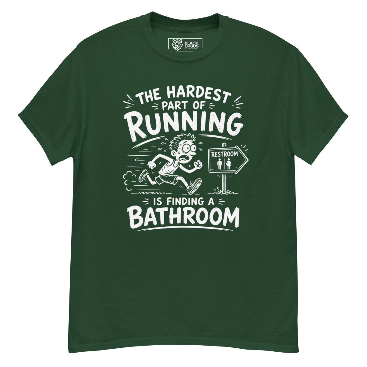 T-Shirt "RUNNING" – Running & Laufen S–5XL | Black Ursus - Streetwear - size_range | Black Ursus