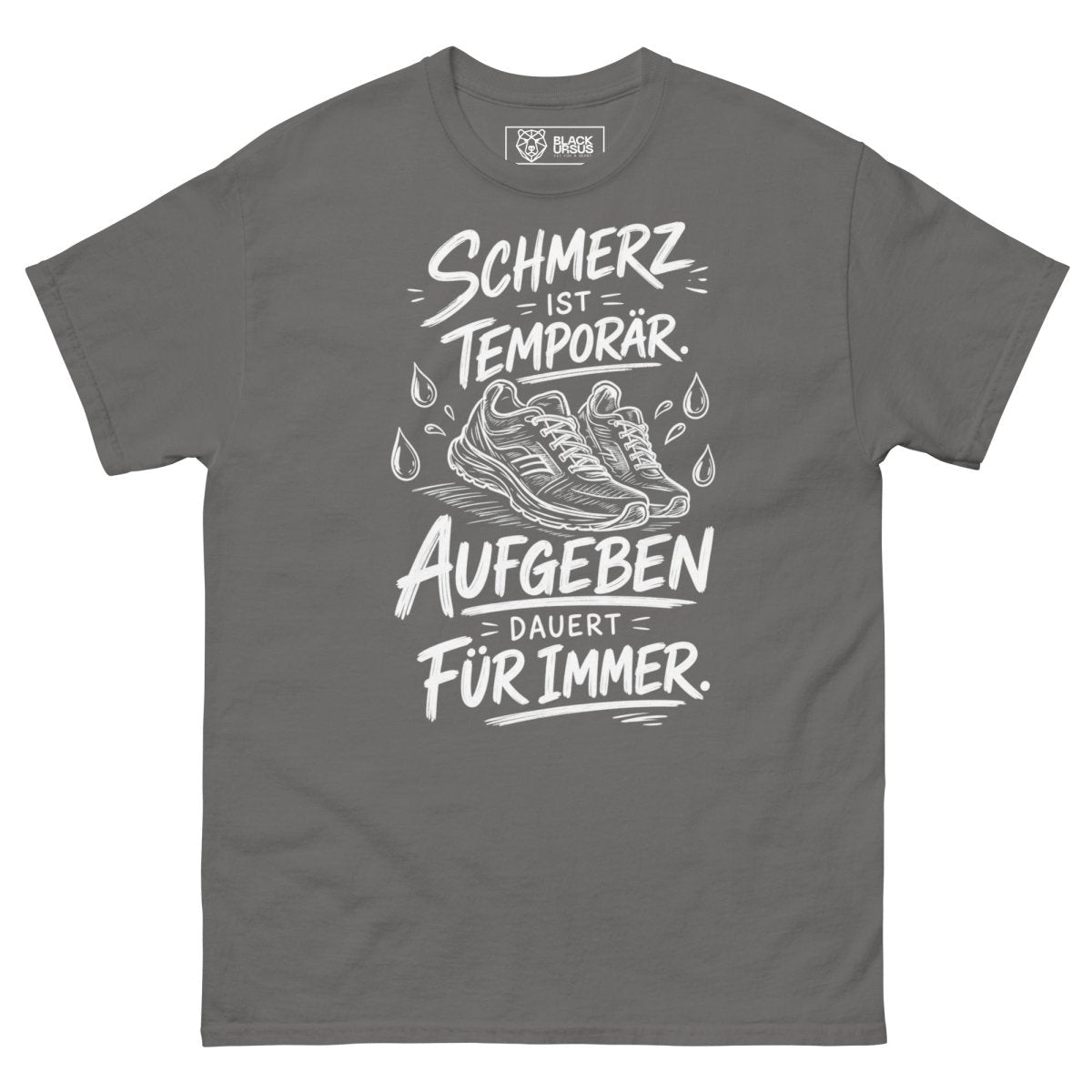 T-Shirt "Schmerz" – Gym & Bodybuilding S–5XL | Black Ursus - Streetwear - size_range | Black Ursus