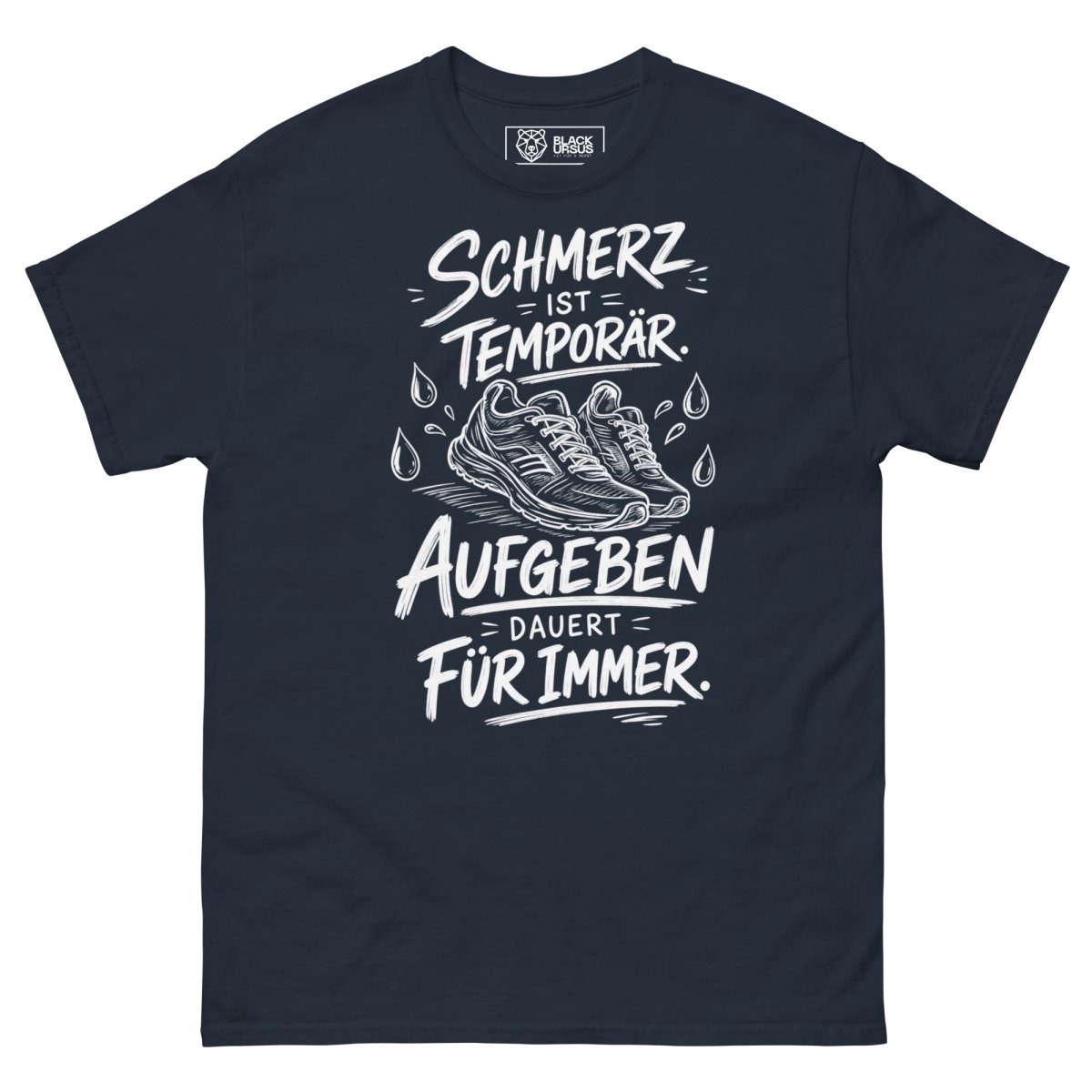 T-Shirt "Schmerz" – Gym & Bodybuilding S–5XL | Black Ursus - Streetwear - size_range | Black Ursus