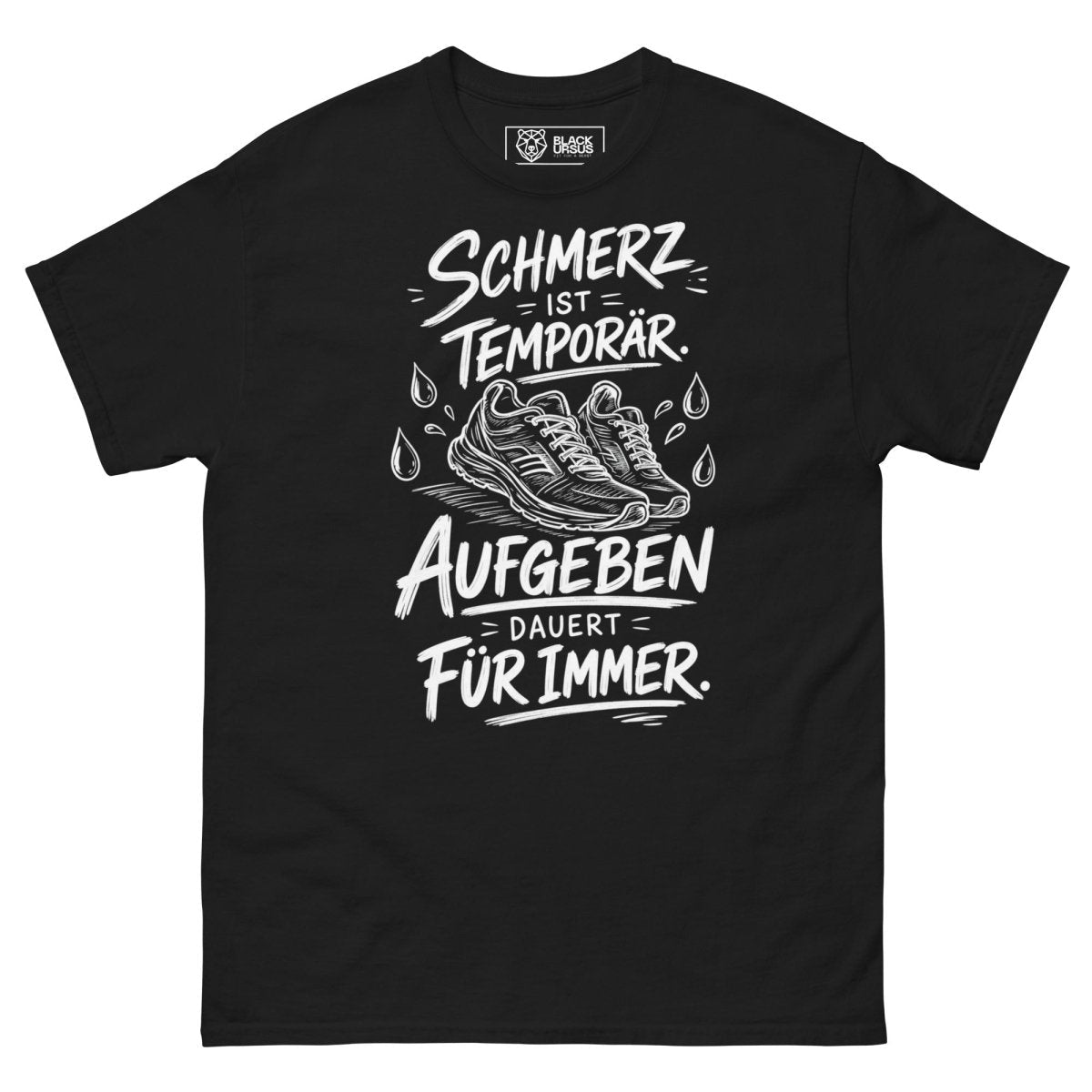 T-Shirt "Schmerz" – Gym & Bodybuilding S–5XL | Black Ursus - Streetwear - size_range | Black Ursus