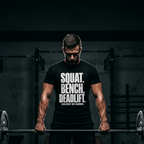 T-Shirt "Squat. Bench. Deadlift." – Gym & Bodybuilding S–5XL | Black Ursus - Streetwear - size_range | Black Ursus