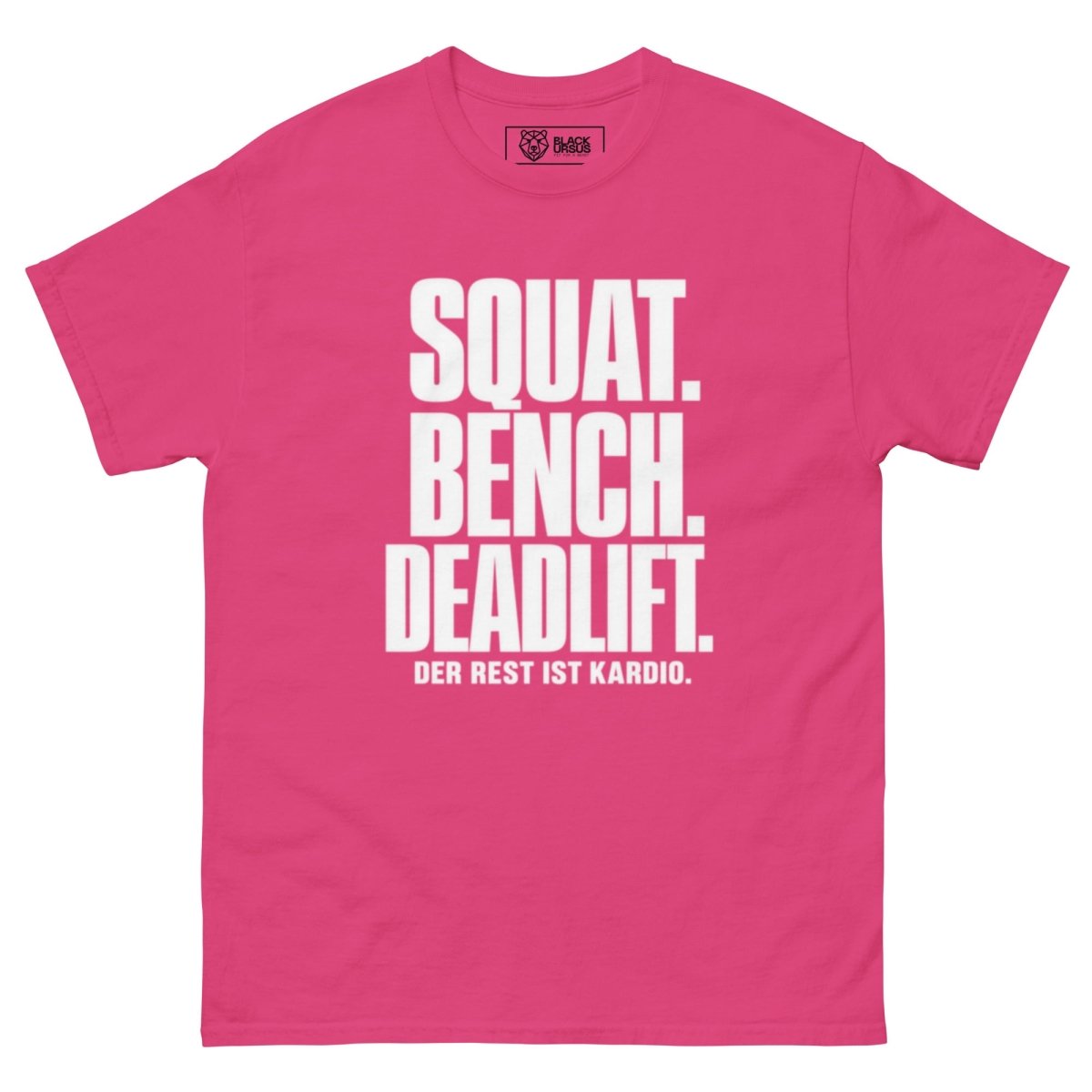 T-Shirt "Squat. Bench. Deadlift." – Gym & Bodybuilding S–5XL | Black Ursus - Streetwear - size_range | Black Ursus