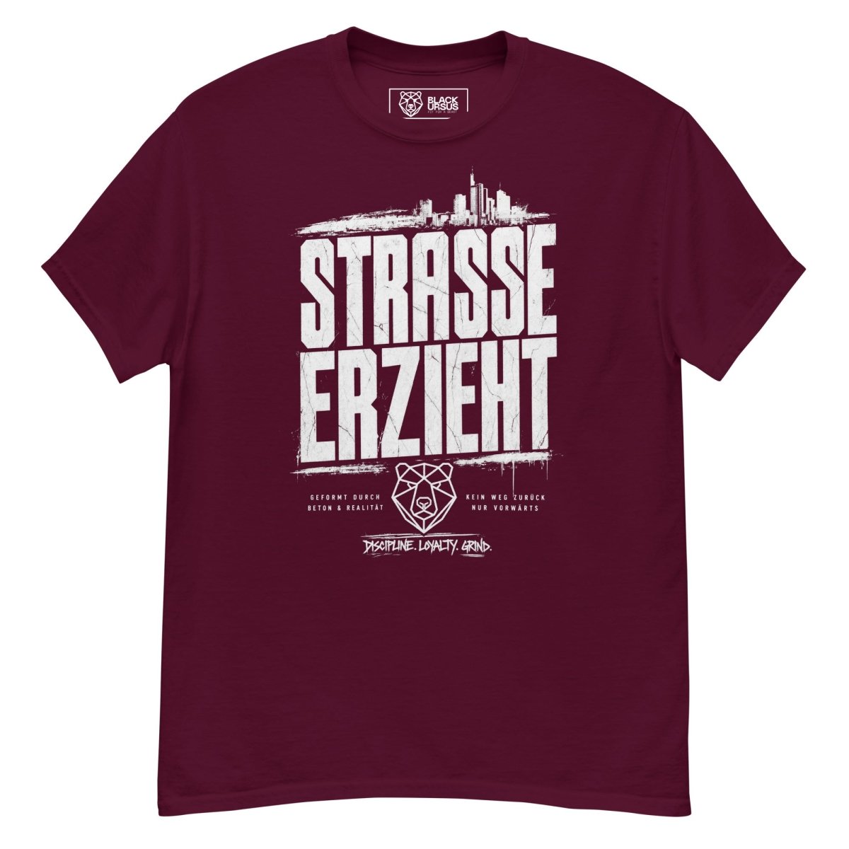 T-Shirt "Straße erzieht" – Urban Streetwear S–5XL | Black Ursus - Streetwear - size_range | Black Ursus