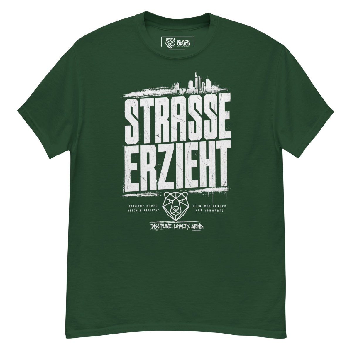 T-Shirt "Straße erzieht" – Urban Streetwear S–5XL | Black Ursus - Streetwear - size_range | Black Ursus