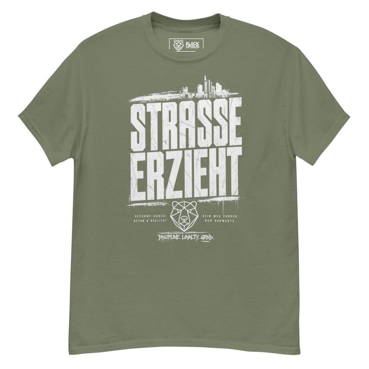 T-Shirt "Straße erzieht" – Urban Streetwear S–5XL | Black Ursus - Streetwear - size_range | Black Ursus