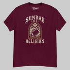 T-Shirt "SUNDAY" – Football Streetwear S–5XL | Black Ursus - Streetwear - size_range | Black Ursus