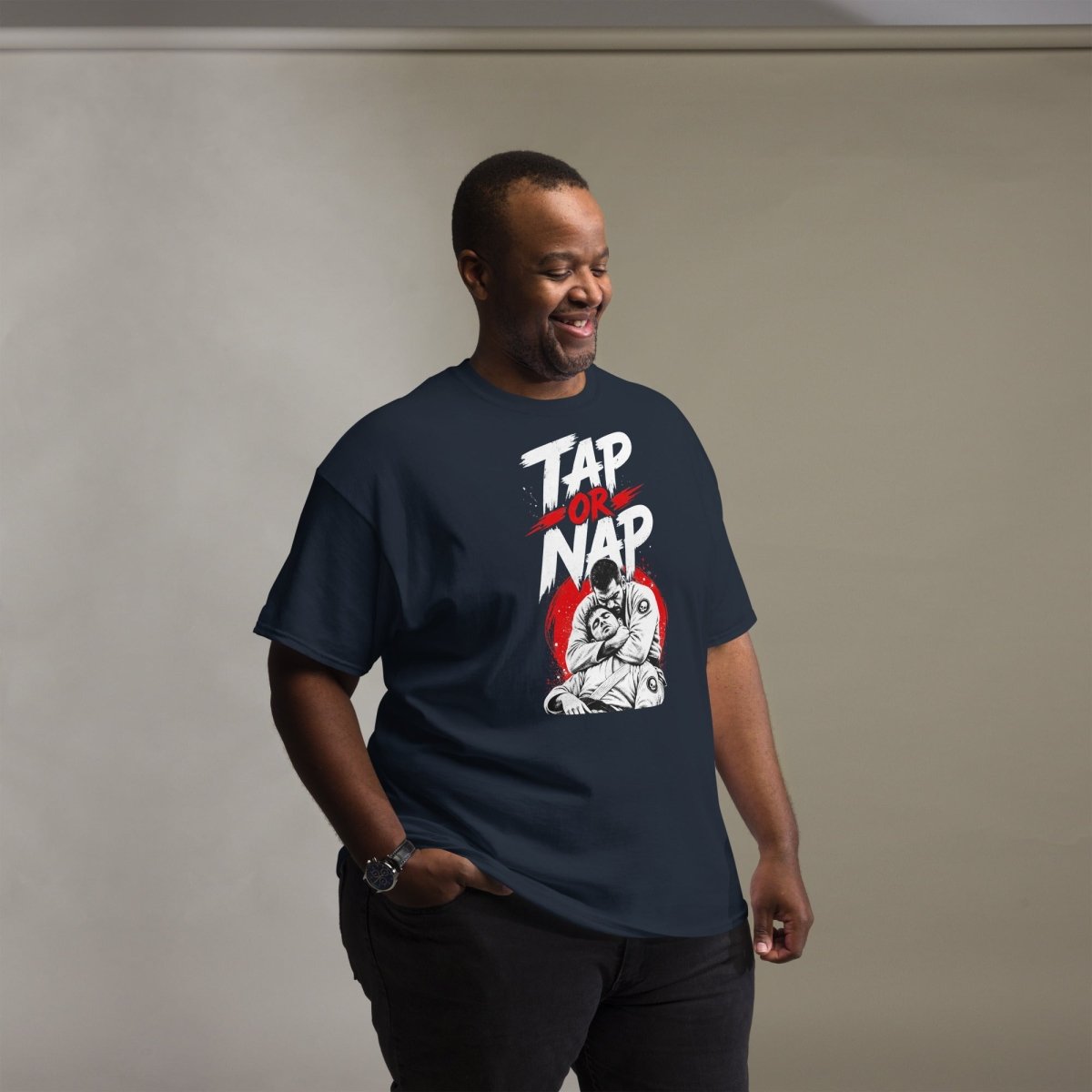 T-Shirt "TAP OR NAP" – BJJ & Jiu-Jitsu S–5XL | Black Ursus - Streetwear - size_range | Black Ursus