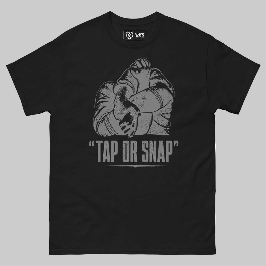 T-Shirt "Tap or Snap" – BJJ & Jiu-Jitsu S–5XL | Black Ursus - Streetwear - size_range | Black Ursus