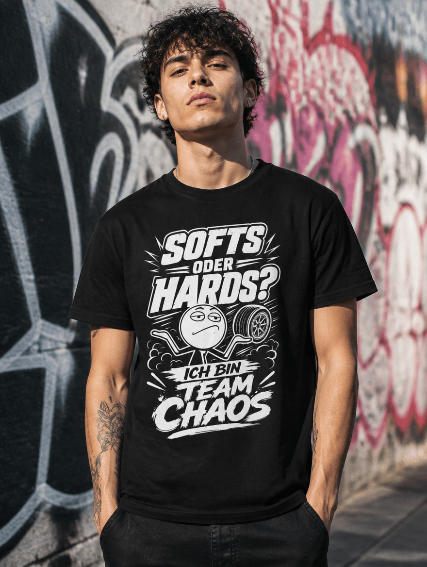 T-Shirt "Team Chaos" – Urban Streetwear S–5XL | Black Ursus - Streetwear - size_range | Black Ursus