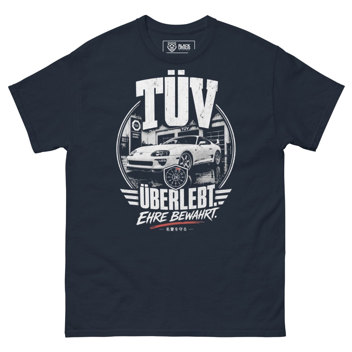 T-Shirt "TÜV Überlebt" – JDM & Japan Streetwear S–5XL | Black Ursus - Streetwear - size_range | Black Ursus