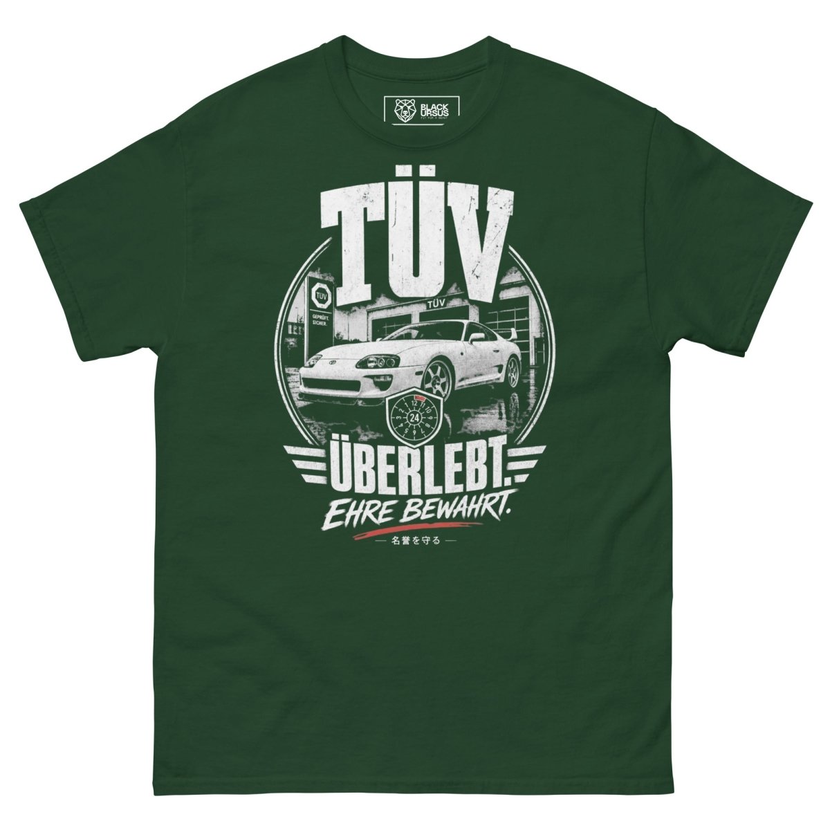 T-Shirt "TÜV Überlebt" – JDM & Japan Streetwear S–5XL | Black Ursus - Streetwear - size_range | Black Ursus