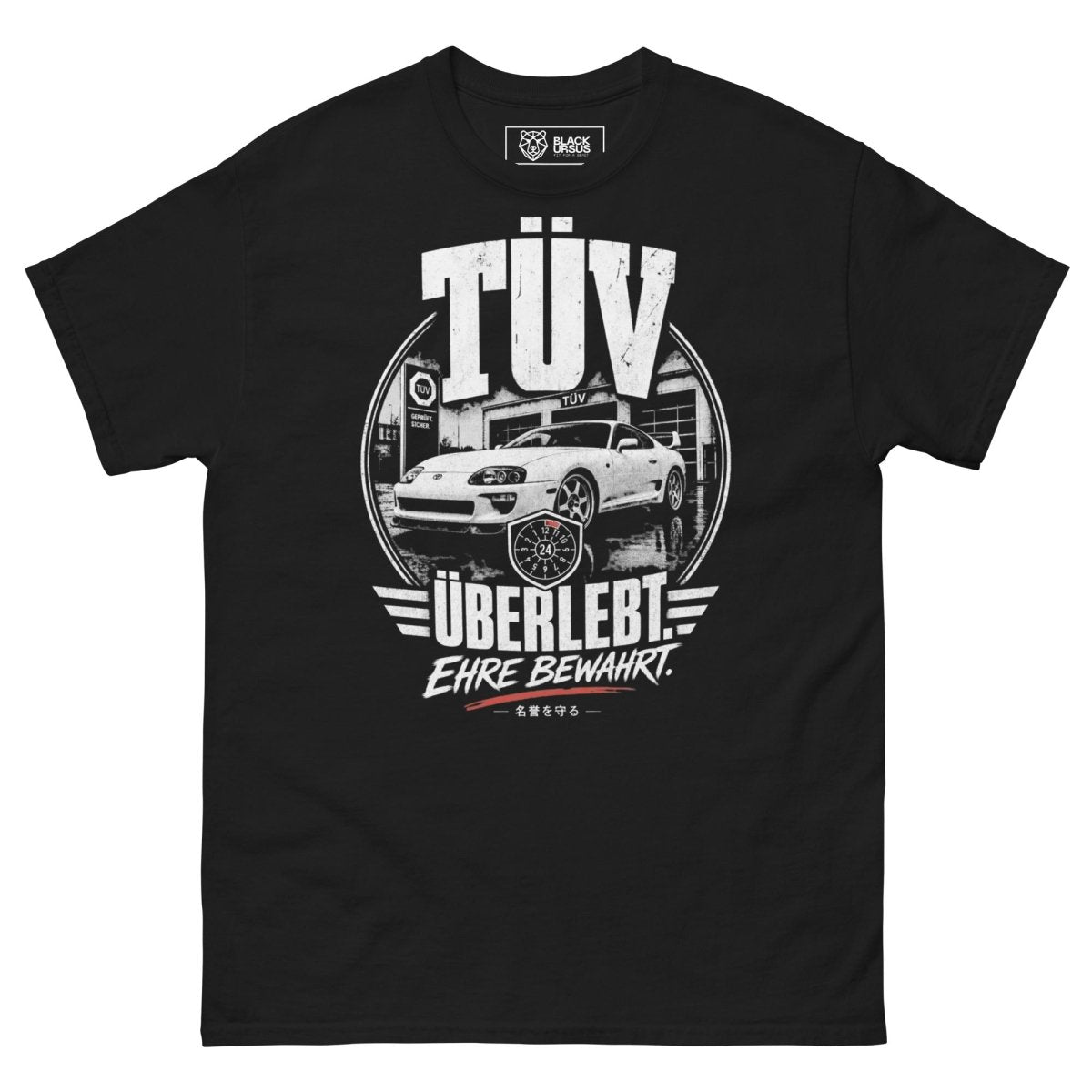 T-Shirt "TÜV Überlebt" – JDM & Japan Streetwear S–5XL | Black Ursus - Streetwear - size_range | Black Ursus