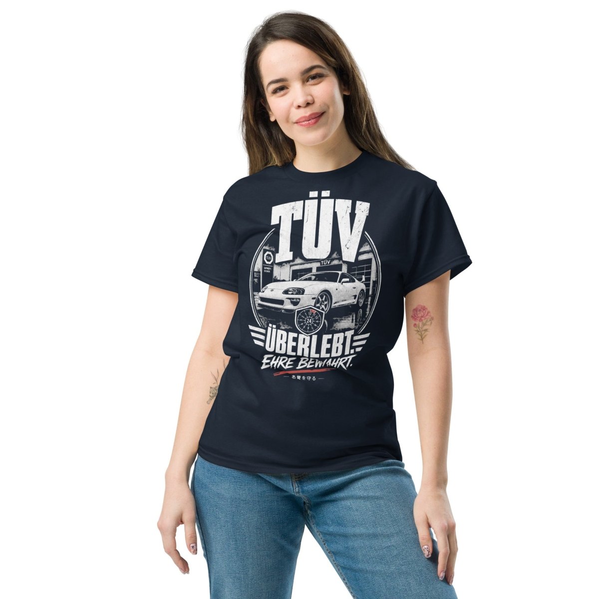T-Shirt "TÜV Überlebt" – JDM & Japan Streetwear S–5XL | Black Ursus - Streetwear - size_range | Black Ursus