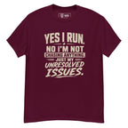 T-Shirt "YES I RUN" – Running & Laufen S–5XL | Black Ursus - Streetwear - size_range | Black Ursus