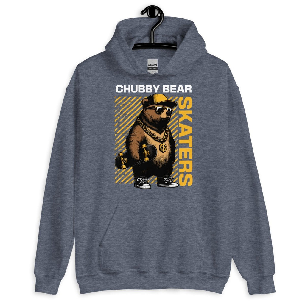 Unisex Hoodie "Chubby Bear" - Streetwear - size_range | Black Ursus