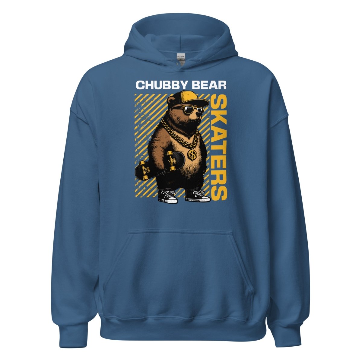 Unisex Hoodie "Chubby Bear" - Streetwear - size_range | Black Ursus