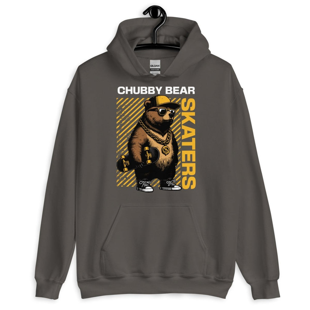 Unisex Hoodie "Chubby Bear" - Streetwear - size_range | Black Ursus