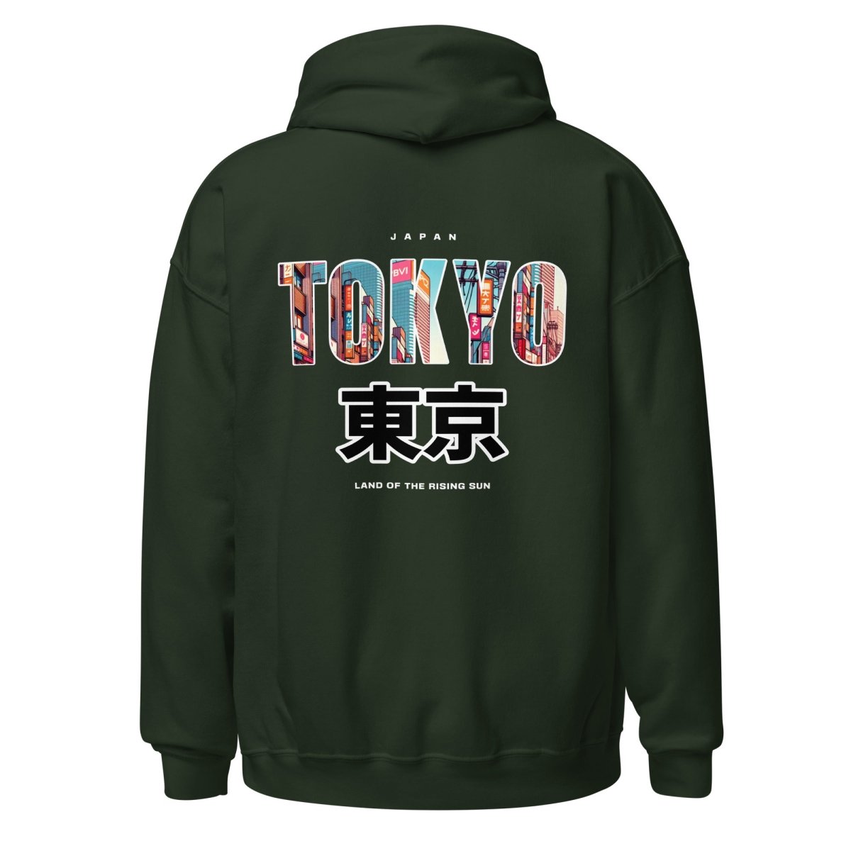 Unisex Hoodie " Tokyo" mit hochwertigem Logo - Stick in Farbe Gold - Streetwear - size_range | Black Ursus