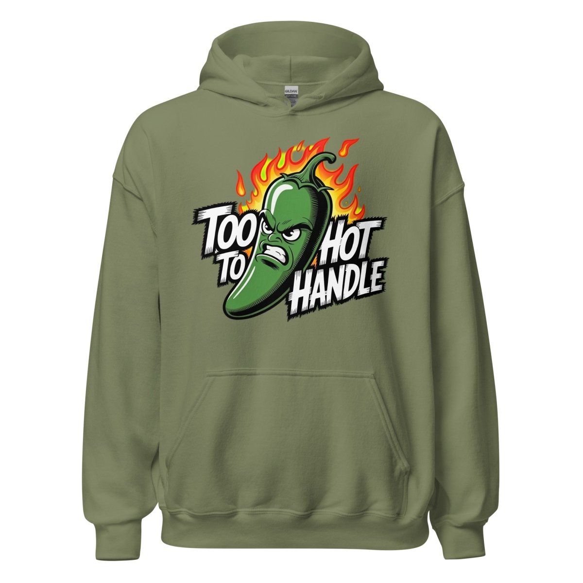Unisex Hoodie "Too HOT" - Streetwear - size_range | Black Ursus