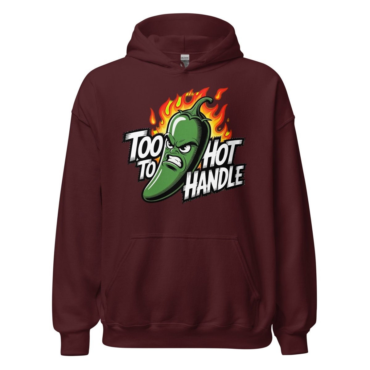 Unisex Hoodie "Too HOT" - Streetwear - size_range | Black Ursus