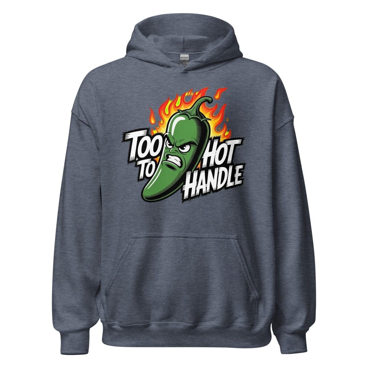 Unisex Hoodie "Too HOT" - Streetwear - size_range | Black Ursus