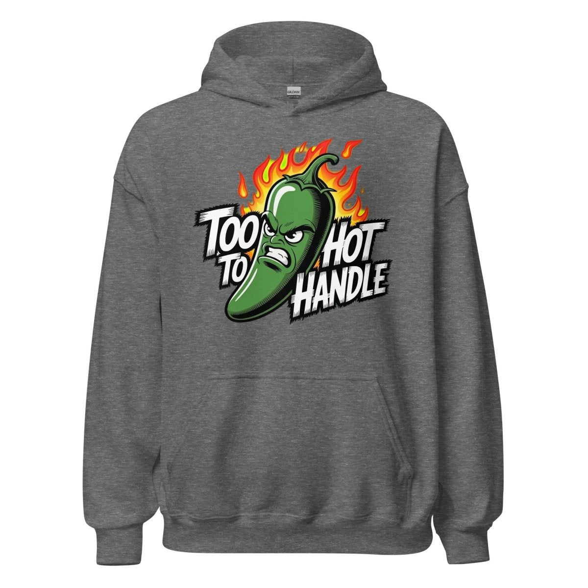 Unisex Hoodie "Too HOT" - Streetwear - size_range | Black Ursus
