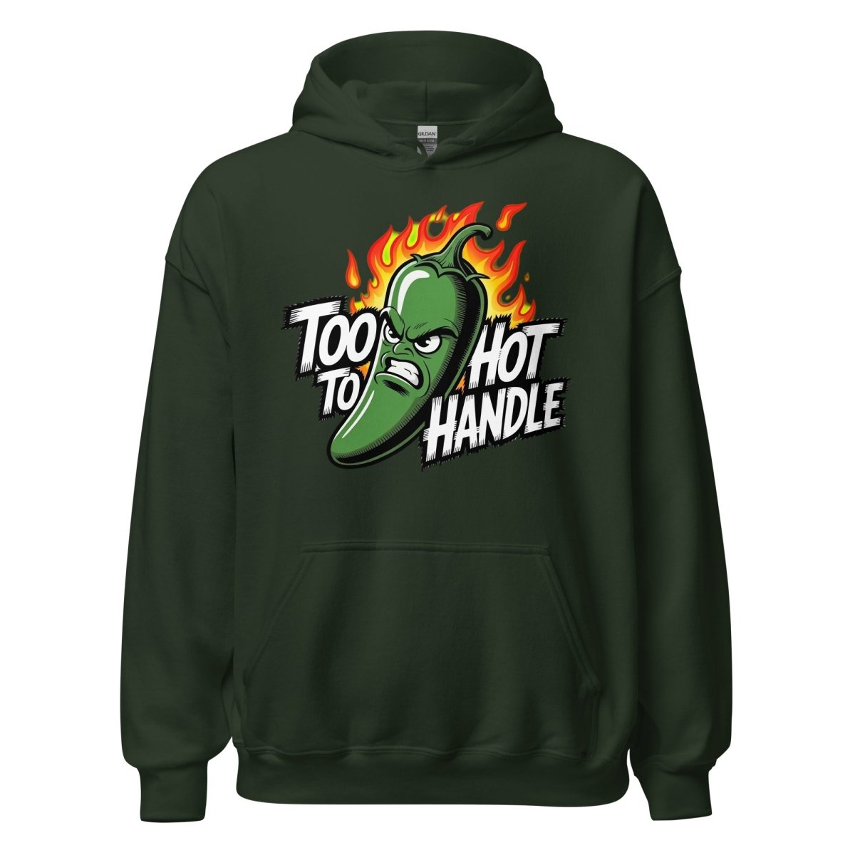 Unisex Hoodie "Too HOT" - Streetwear - size_range | Black Ursus