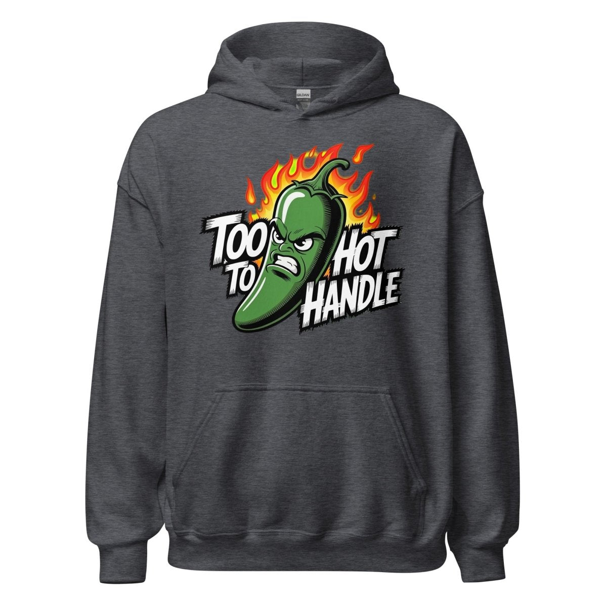 Unisex Hoodie "Too HOT" - Streetwear - size_range | Black Ursus