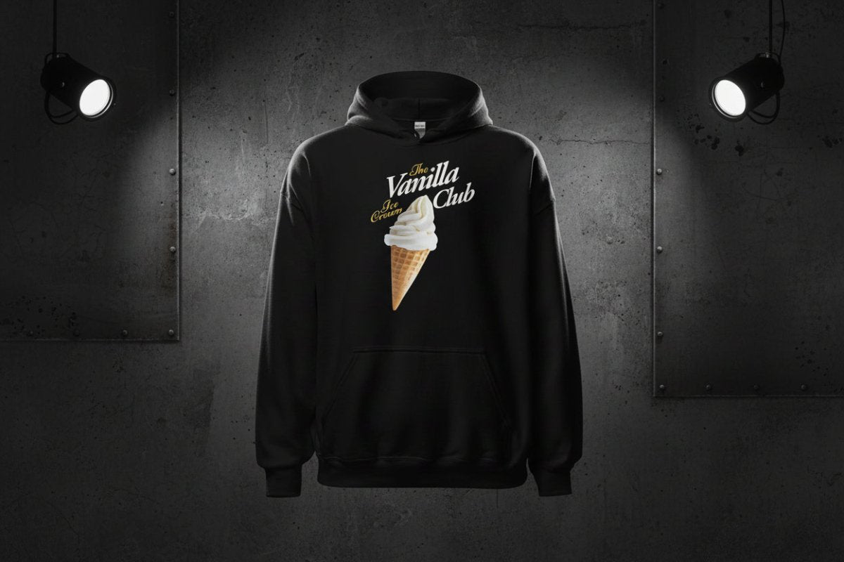 Unisex - Hoodie "Vanilla Club" - Streetwear - size_range | Black Ursus