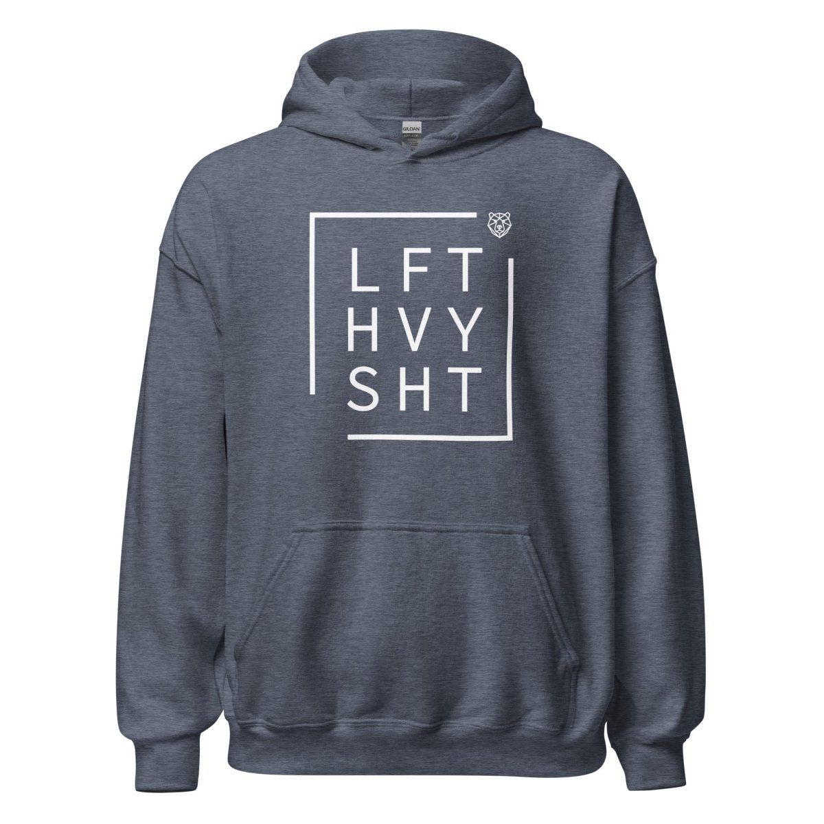 Unisex Hoodie "Lift Heavy Shit" - Streetwear - size_range | Black Ursus