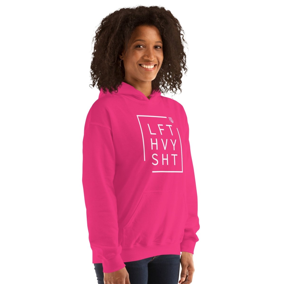 Unisex Hoodie "Lift Heavy Shit" - Streetwear - size_range | Black Ursus