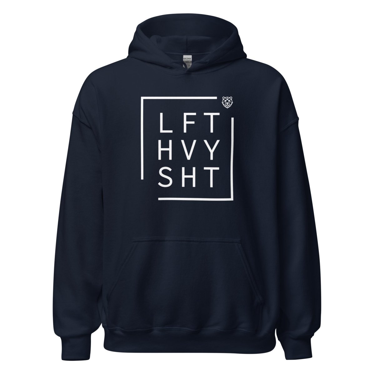 Unisex Hoodie "Lift Heavy Shit" - Streetwear - size_range | Black Ursus