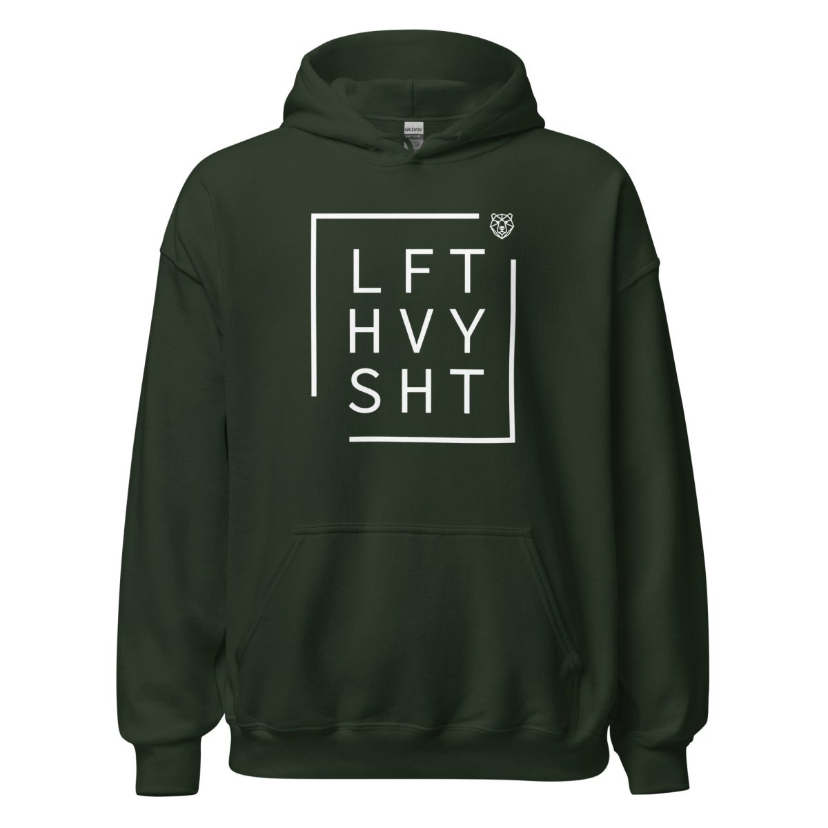 Unisex Hoodie "Lift Heavy Shit" - Streetwear - size_range | Black Ursus