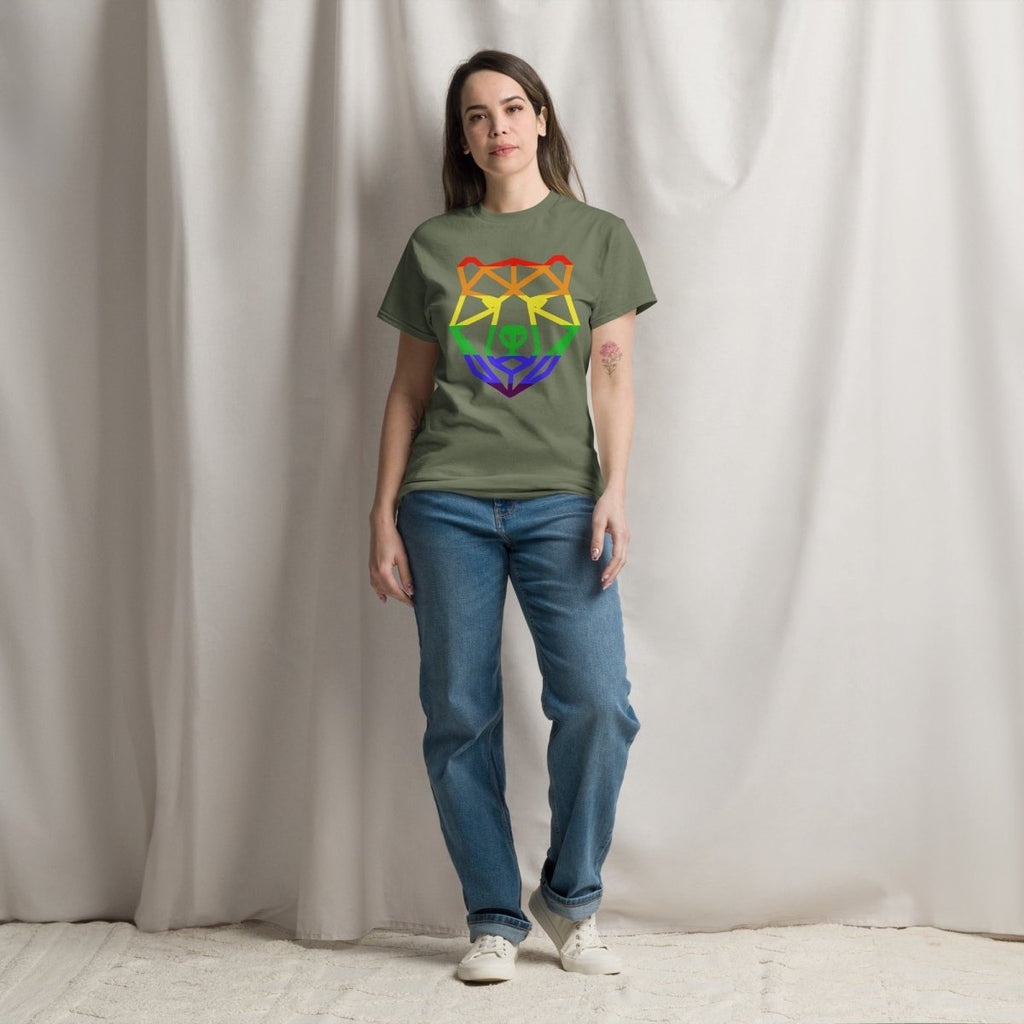 Unisex T-Shirt BEAR Rainbow - Streetwear - size_range | Black Ursus
