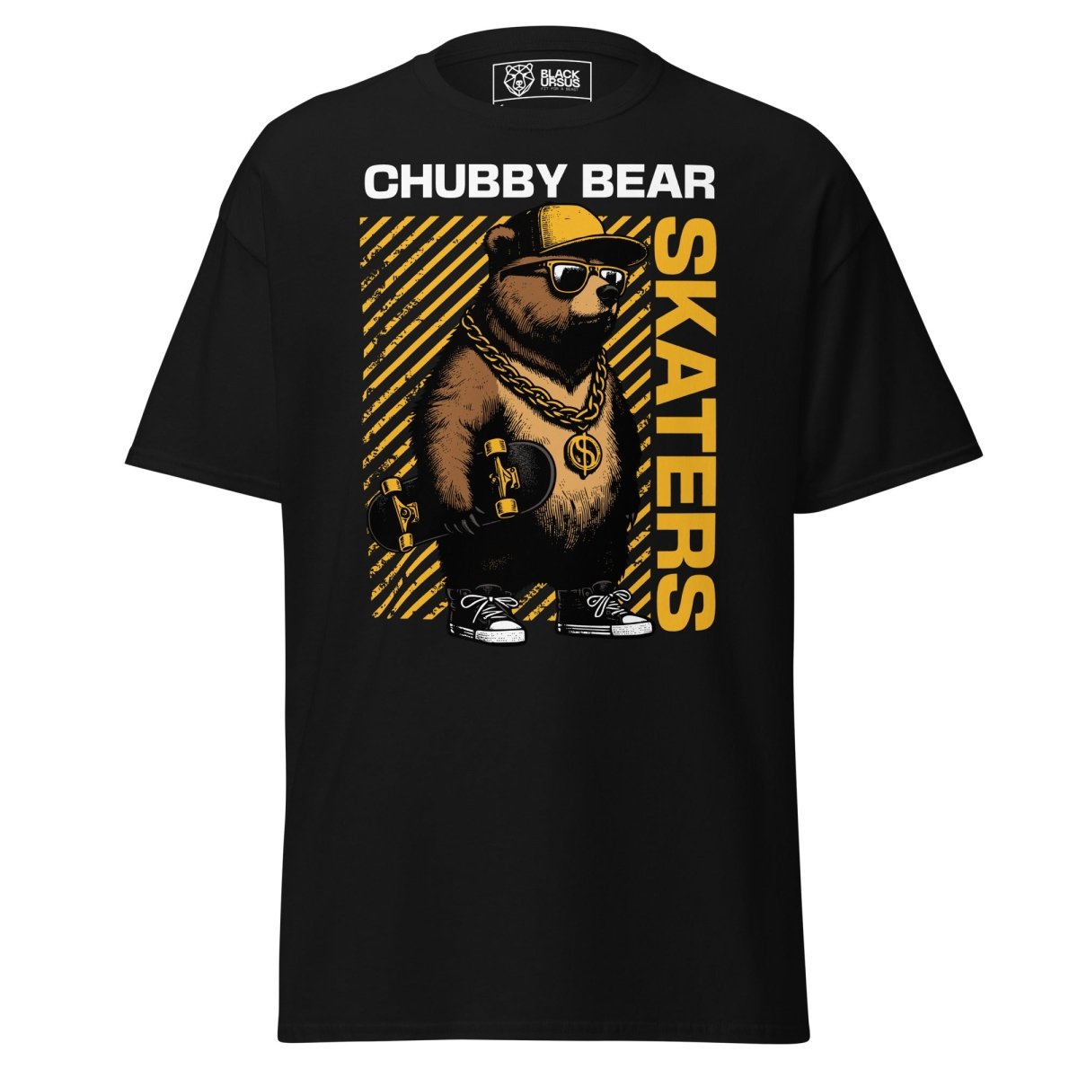 Unisex T-Shirt "Chubby Bear" - Streetwear - size_range | Black Ursus