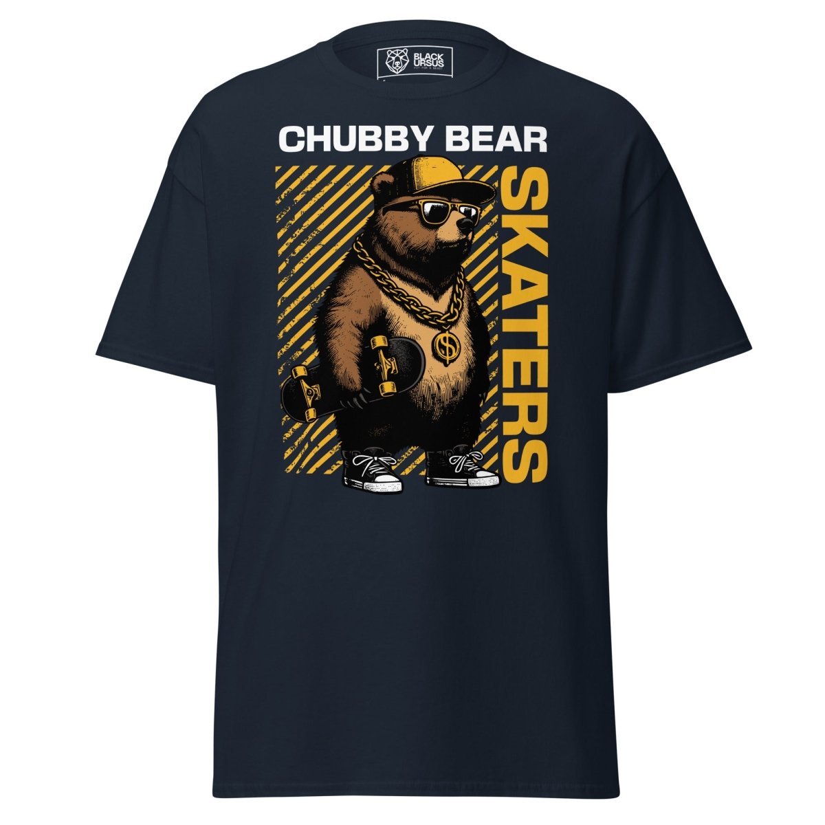 Unisex T-Shirt "Chubby Bear" - Streetwear - size_range | Black Ursus