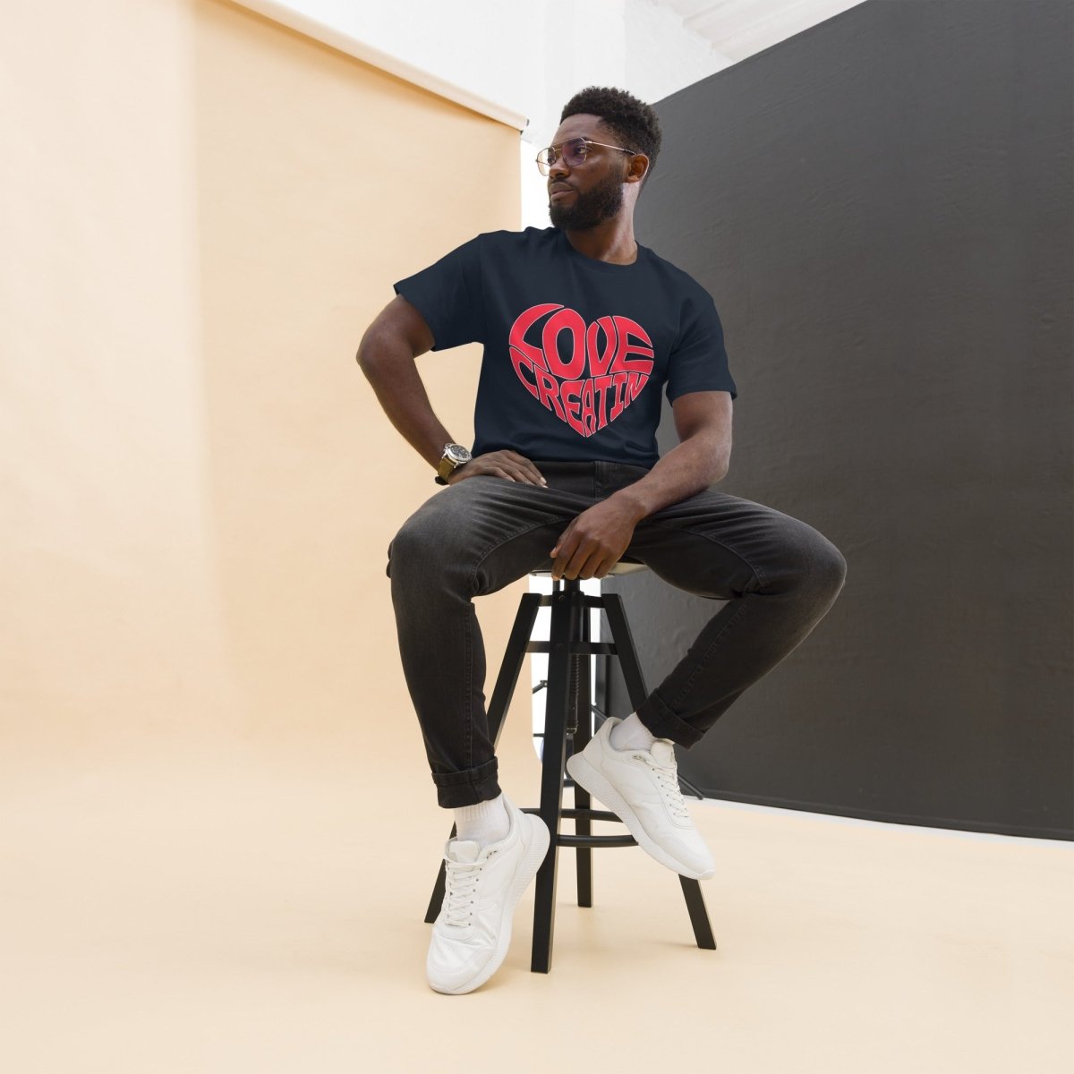 Unisex T-Shirt "Creatin" - Streetwear - size_range | Black Ursus