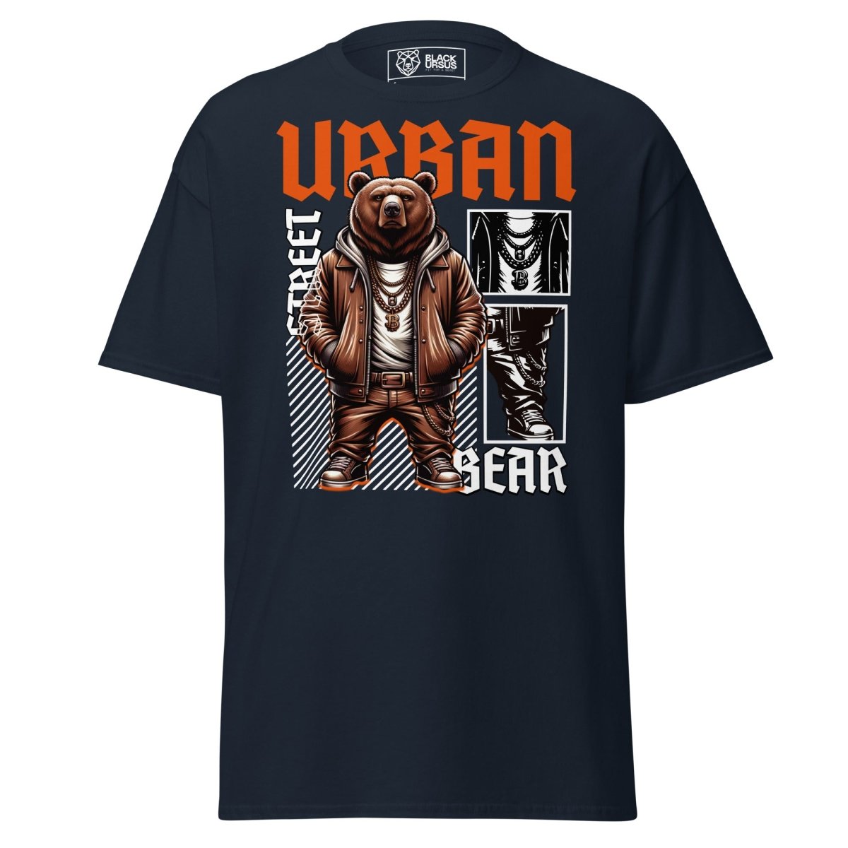 Unisex T-Shirt "Urban BEAR" - Streetwear - size_range | Black Ursus