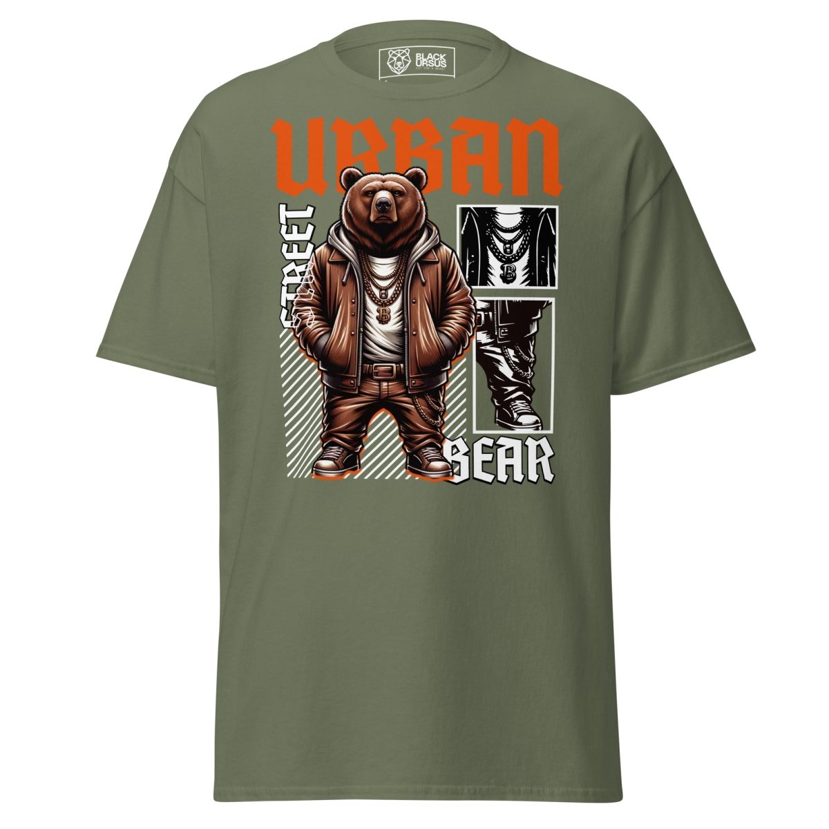 Unisex T-Shirt "Urban BEAR" - Streetwear - size_range | Black Ursus