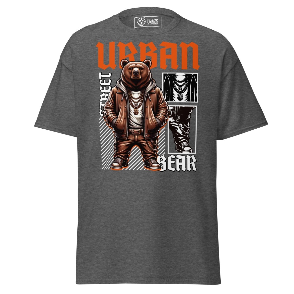 Unisex T-Shirt "Urban BEAR" - Streetwear - size_range | Black Ursus