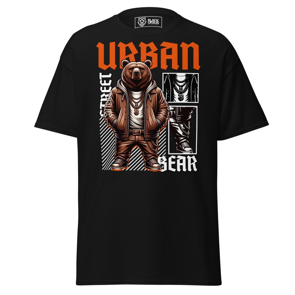 Unisex T-Shirt "Urban BEAR" - Streetwear - size_range | Black Ursus